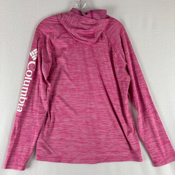 Columbia, Omni‎ Freeze, Pink Long Sleeve, Hoodie, Women's Size XL, Athleisure - Picture 5 of 12